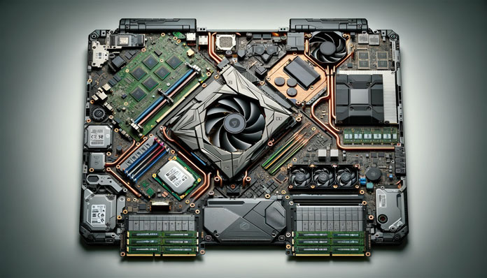 gaming laptop components